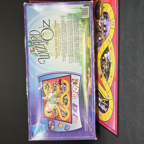 The Wizard of Oz Yellow Brick Road Board Game Pressman Vintage 1999, Vhs, Book, - Picture 8 of 16